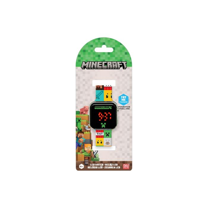 Reloj led minecraft 2 Reloj led minecraft 2