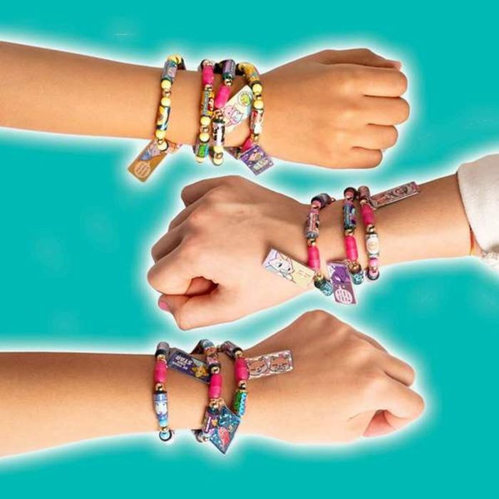 Set de pulseras sticki rolls ¡crea impresionantes pulseras con temática hawaii! incluye 2 rollos intercambiables 8