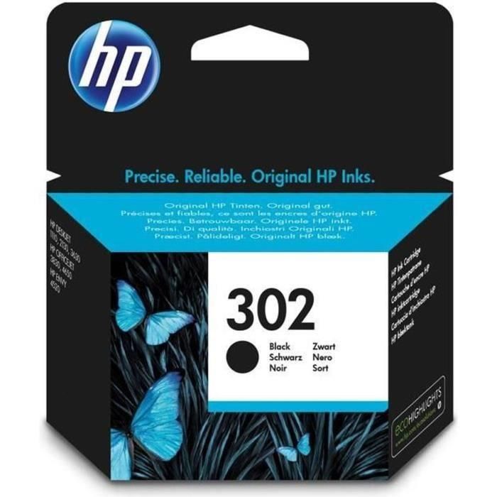 HP 302 Black Original Ink Cartridge HP 302 Black Original Ink Cartridge