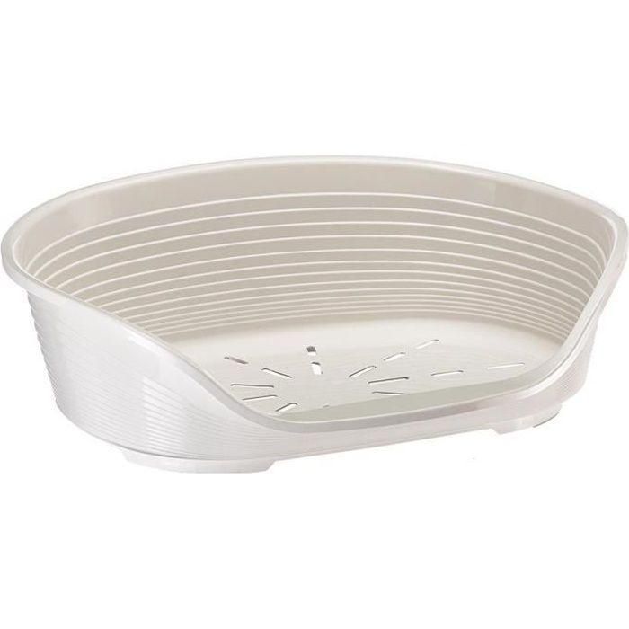 FERPLAST Basket Siesta Deluxe 6 - 70,5x52x23,5 cm - Blanco - Para perros y gatos FERPLAST Basket Siesta Deluxe 6 - 70,5x52x23,5 cm - Blanco - Para perros y gatos