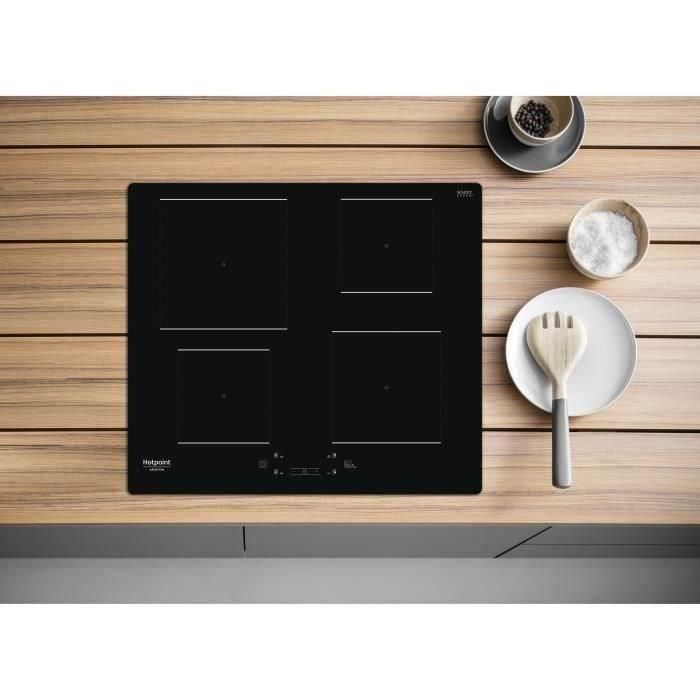 HOTPOINT - HQ5660SNE - Placa de inducción - 4 fuegos - 7200W - L60 cm - Revestimiento de vidrio negro 3 HOTPOINT - HQ5660SNE - Placa de inducción - 4 fuegos - 7200W - L60 cm - Revestimiento de vidrio negro 3