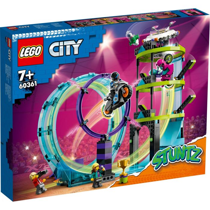LEGO 60361 City Stuntz - El Desafío Final para Ciclistas de Cascadon, Juguete de Motocicleta para 1 o 2 Jugadores 3 LEGO 60361 City Stuntz - El Desafío Final para Ciclistas de Cascadon, Juguete de Motocicleta para 1 o 2 Jugadores 3