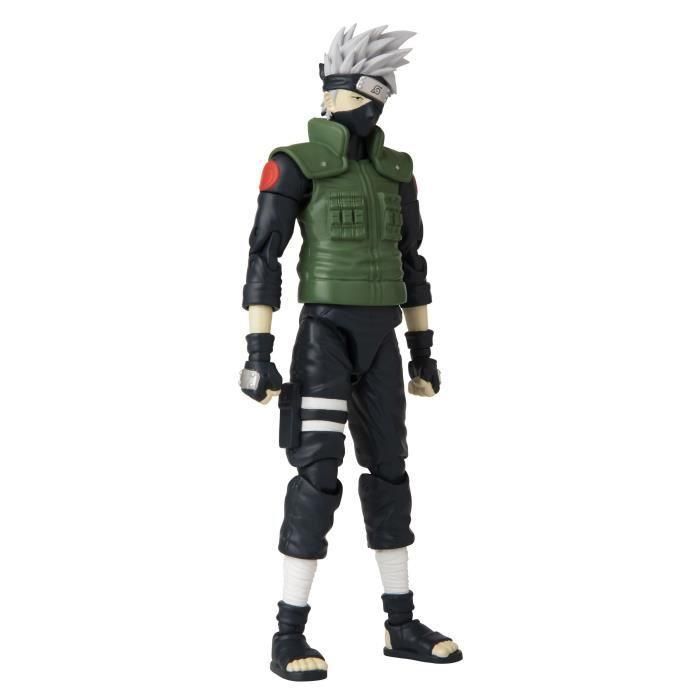 Bandai Figura Anime Heroes Naruto Hatake Kakashi, 17cm, +16 puntos de articulación 4 Bandai Figura Anime Heroes Naruto Hatake Kakashi, 17cm, +16 puntos de articulación 4