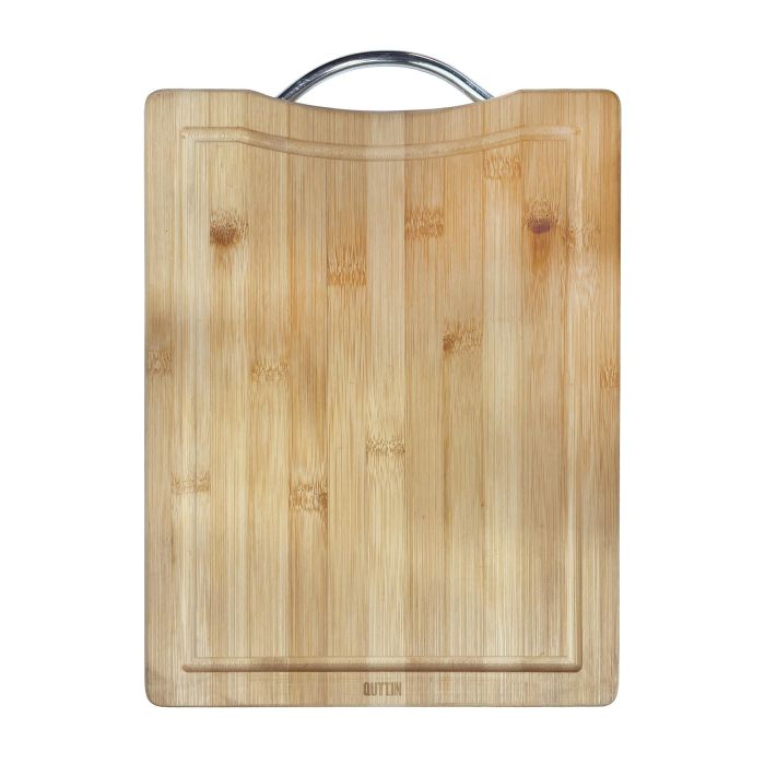 Quttin Tabla de Cortar de Bambú con Asa 32.5 x 25 x 1.7 cm (8 Unidades) 1