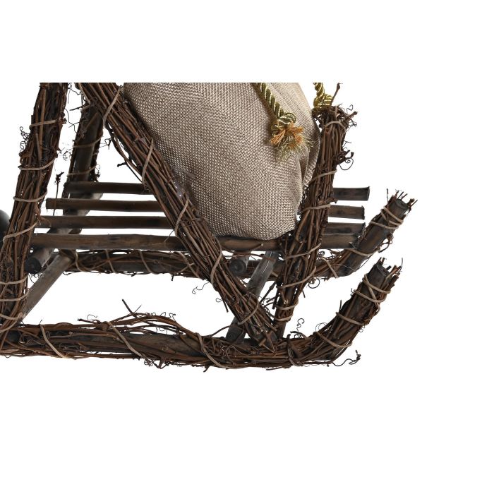DKD Home Decor Figura de Navidad Moderna con Papa Noel y Trineo, Poliester y Madera, Champan y Gris, 22x48x42 cm 3 DKD Home Decor Figura de Navidad Moderna con Papa Noel y Trineo, Poliester y Madera, Champan y Gris, 22x48x42 cm 3
