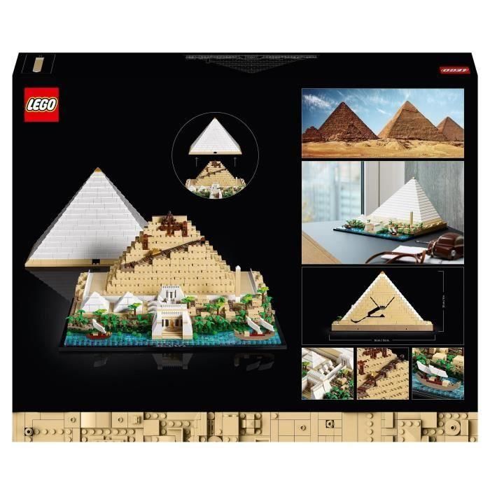 LEGO 21058 Architecture La Gran Pirámide de Giza, Maqueta de Monumento Mundial para Construir y Decorar, Set de Hobby Creativo 5 LEGO 21058 Architecture La Gran Pirámide de Giza, Maqueta de Monumento Mundial para Construir y Decorar, Set de Hobby Creativo 5