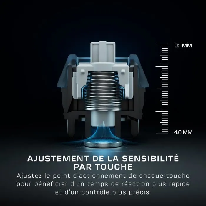 Turtle Beach TUR0731855220090 Teclado Gaming Mecánico Magnético RGB Vulcan II TKL Pro Negro