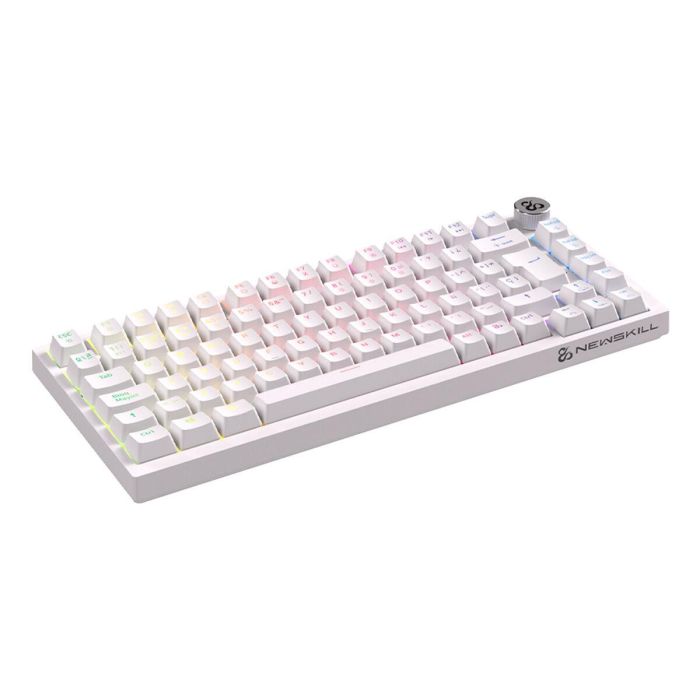 Teclado Inalámbrico Newskill NS-KB-PYROSPRO-IV Blanco QWERTY 1