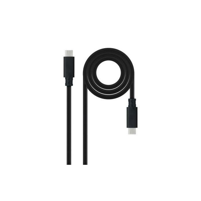 Nanocable 10.01.4101-L150 Cable USB 3.1 Gen2 Tipo-C a Tipo-C 10Gbps, 100W (5A) con E-Mark. Soporta 4K 60Hz y Thunderbolt 3, 1.5m, Negro. 1 Nanocable 10.01.4101-L150 Cable USB 3.1 Gen2 Tipo-C a Tipo-C 10Gbps, 100W (5A) con E-Mark. Soporta 4K 60Hz y Thunderbolt 3, 1.5m, Negro. 1