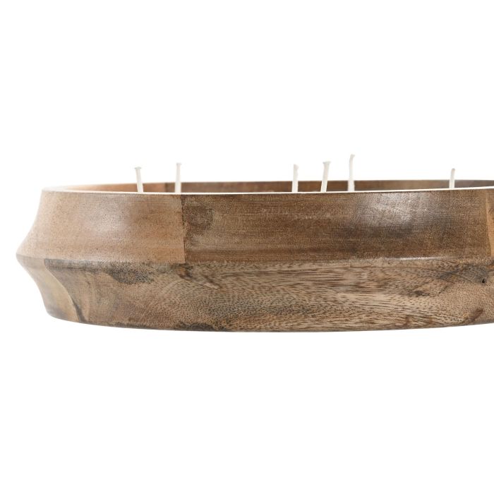 Vela Indio DKD Home Decor Marron 25 x 6 x 25 cm (4 Unidades) 2 Vela Indio DKD Home Decor Marron 25 x 6 x 25 cm (4 Unidades) 2