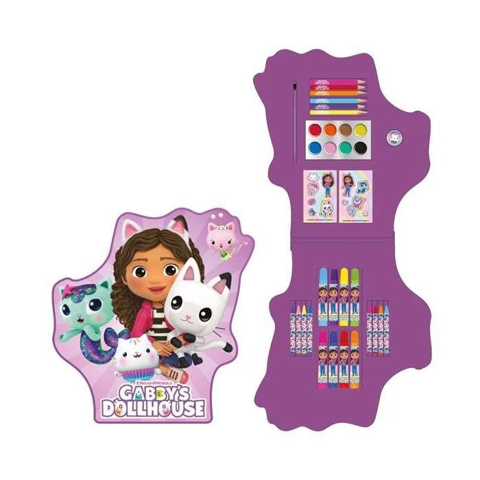 Set papelería coloreable caja gabby´s dollhouse 27.0 x 27.0 x 5.0 cm 1 Set papelería coloreable caja gabby´s dollhouse 27.0 x 27.0 x 5.0 cm 1