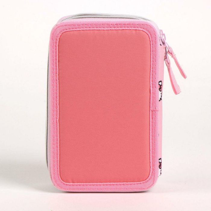 Cerdá Estuche Plumier Escolar con Accesorios Giotto Hello Kitty Rosa 12.5x6.5x19.5 cm para niños +3 años 6