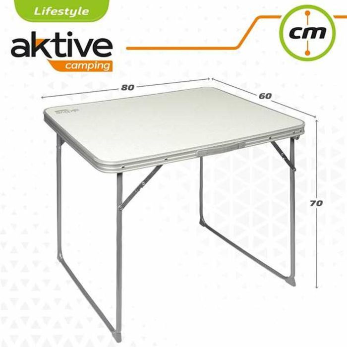 Mesa Plegable Aktive 80 x 70 x 60 cm 2 Mesa Plegable Aktive 80 x 70 x 60 cm 2