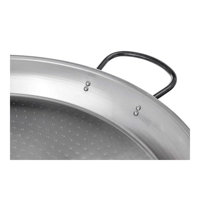 Vaello Paellera Tradicional de Acero Pulido Ø70 cm para 30 Personas 1