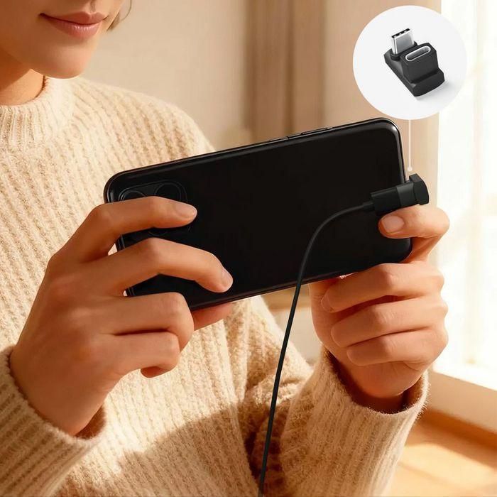 MicroConnect Adaptador USB4 3x2 USB-C Doble Ángulo, 240W, 40Gbps, 8K 1 MicroConnect Adaptador USB4 3x2 USB-C Doble Ángulo, 240W, 40Gbps, 8K 1