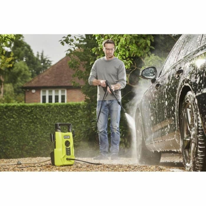 Ryobi RYO4892210195111 Limpiador de Alta Presión 1400 W, 100 Bares, 360 L/h, Manguera 5m PVC, Lanza Vario RY100PWA 2 Ryobi RYO4892210195111 Limpiador de Alta Presión 1400 W, 100 Bares, 360 L/h, Manguera 5m PVC, Lanza Vario RY100PWA 2