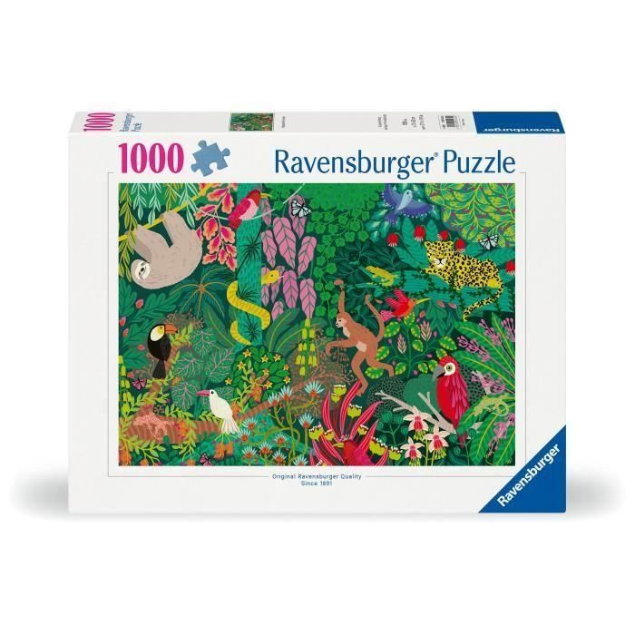 Rompecabezas Ravensburger de 1000 piezas Selva Mágica 4 Rompecabezas Ravensburger de 1000 piezas Selva Mágica 4