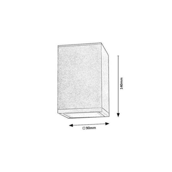 Lámpara de Techo Exterior RABALUX "Zombor" 1xGU10 IP54 [RAB-7820] 1