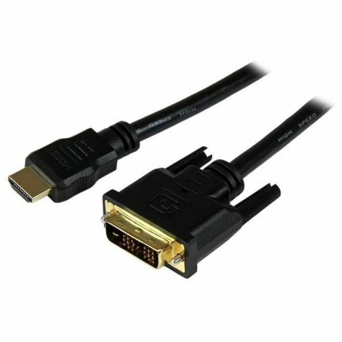 Adaptador DVI-D a HDMI Startech HDDVIMM150CM 1,5 m Negro