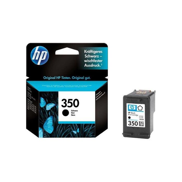 Cartucho Inkjet Hp Cb335Ee Nº350 Deskjet 4260/D4200, Officejet J5730/J5780/J5785, Photosmart C4200/C4280/C4400/C4480/D5360/D5200 Negro 175 Pág.