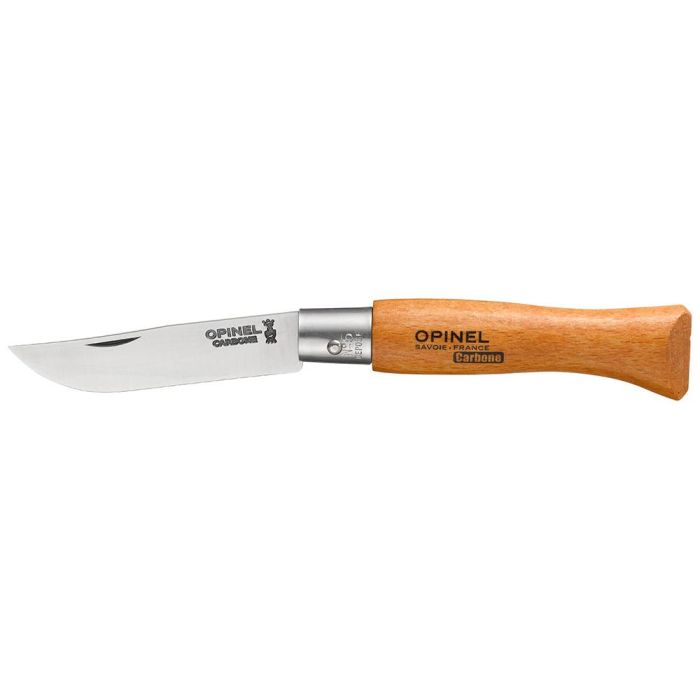 Navaja acero carbono nº5, hoja de 6cm. opinel