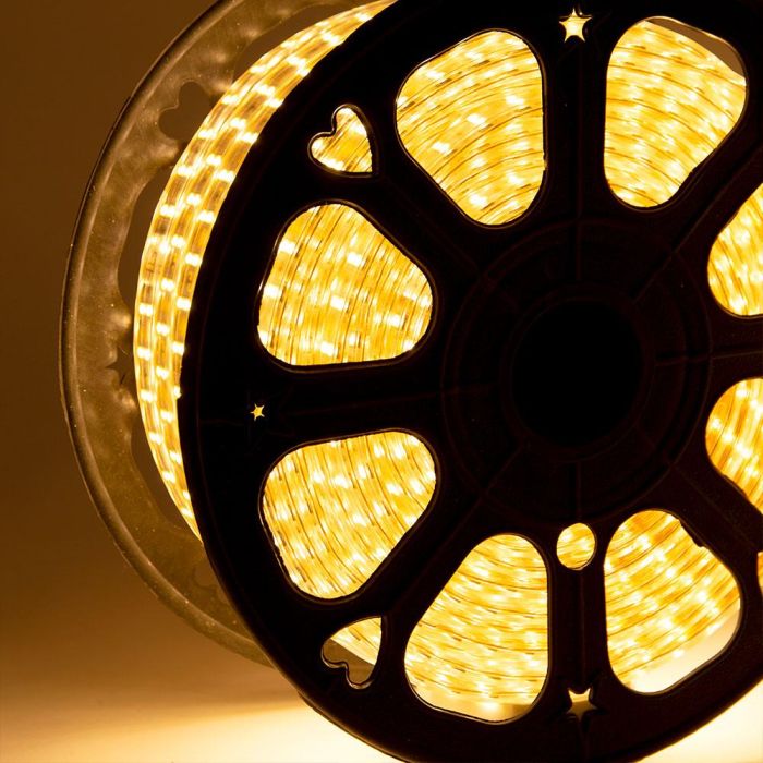 Tira de 120 LEDs/M 500W 1.000Lm 6000ºK SMD5050 220VAC IP65 x50M 40.000H  [HO-220-120-50M-CW] 10