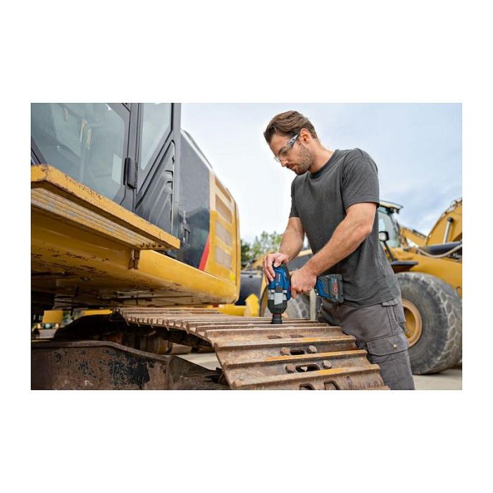 Bosch GDS 18V-1600 HC Professional Akku-Drehschlagschrauber, Destornillador de Impacto 1600 Nm, 18V, Mango Pistola, 3/4", Luz, Azul 9