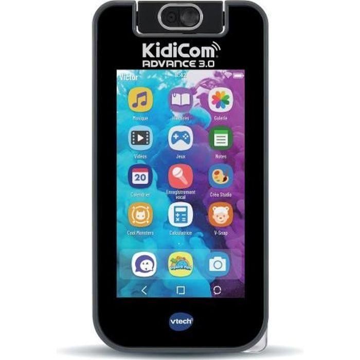 VTECH Kidicom Advance 3.0 Negro - Teléfono Multimedia para Niños de 6-12 Años con Batería Recargable USB 0 VTECH Kidicom Advance 3.0 Negro - Teléfono Multimedia para Niños de 6-12 Años con Batería Recargable USB 0