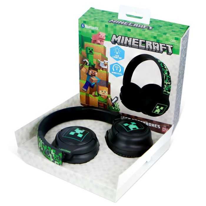 Auriculares inalambricos LED Minecraft 3