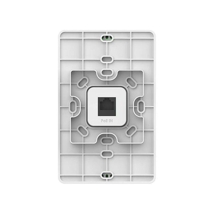 Grandstream GWN7624 Access Point In-Wall, Wi-Fi 6 1733 Mbps, Dual-Band 2.4/5GHz, PoE, 4 Puertos Gigabit Ethernet, 200 Usuarios 1