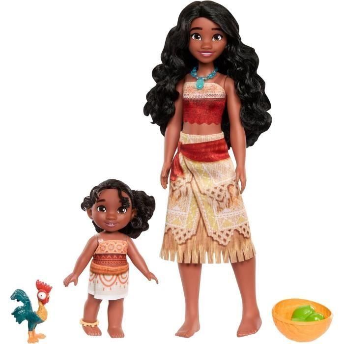 Pack 2 Muñecas Hermanas Vaiana 2 Jbt66 Disney Princess 5 Pack 2 Muñecas Hermanas Vaiana 2 Jbt66 Disney Princess 5
