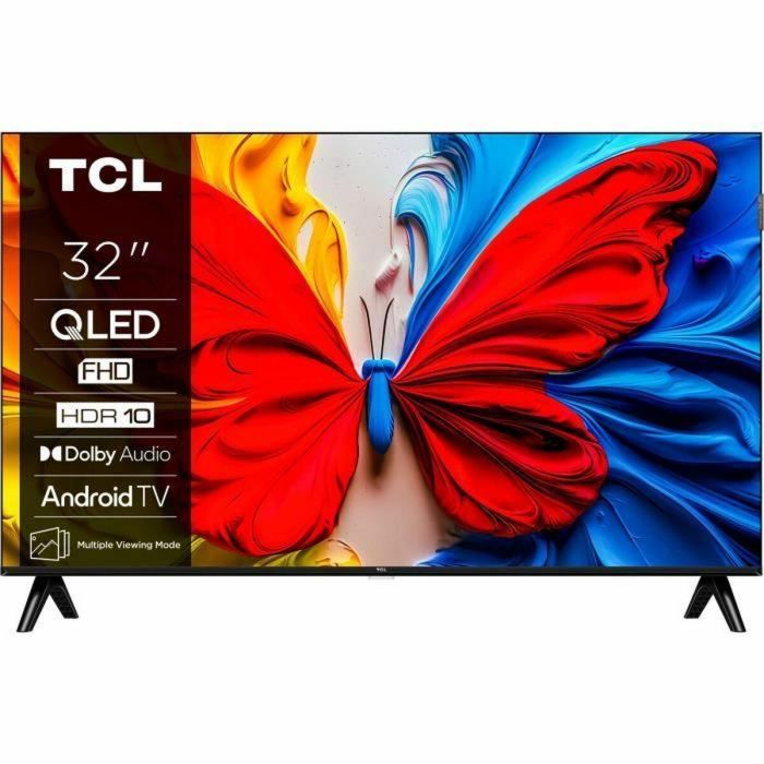 TCL TCL5901292527051 - Televisor QLED de 32 pulgadas Full HD 1920x1080 con HDR10 y Android TV - Wi-Fi, 2xHDMI 1.4
