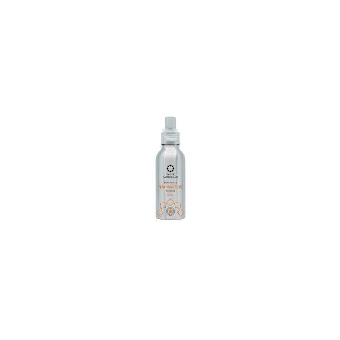 TALLER MADRESELVA Bruma Facial de Hamamelis Orgánica para Piel Sensible e Irritada, Reduce Rojeces, Purificante, Astringente 100ml