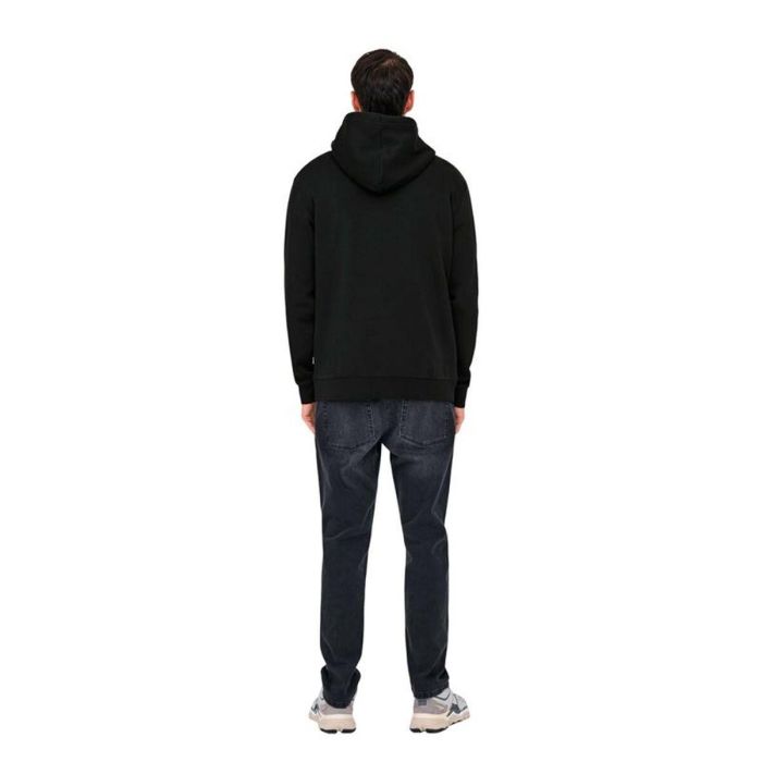 Sudadera con Capucha Hombre Only & Sons Onsdawson Reg Hoodie Vd Negro 1