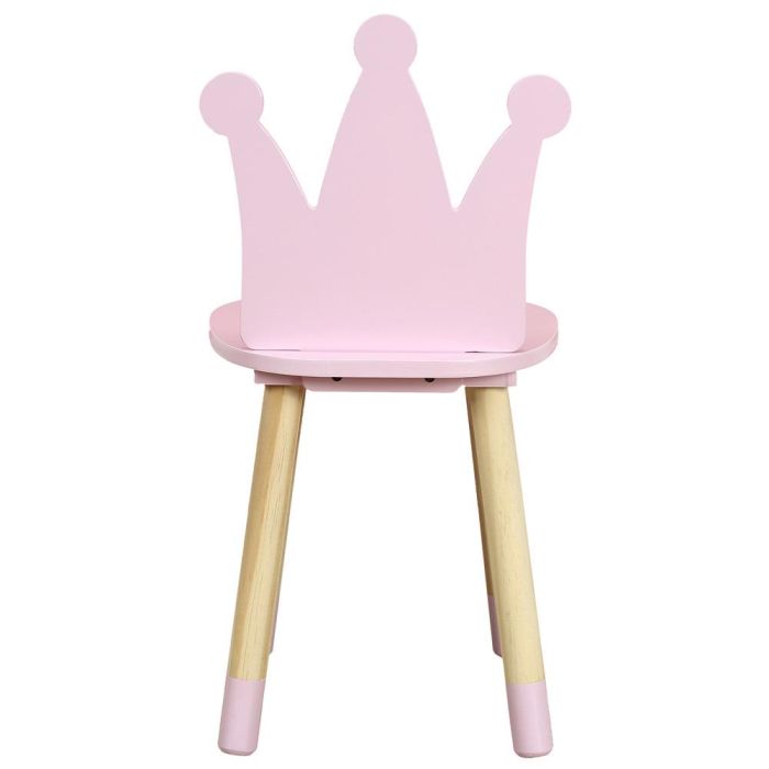 Home Deco Kids Silla Infantil Corona Rosa 4