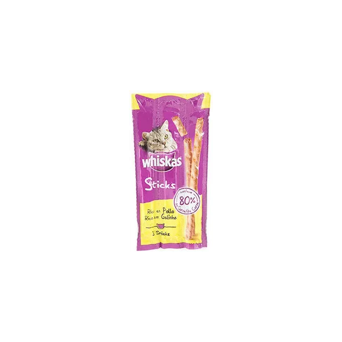 Whiskas Sticks Pollo Bolsa 28x18 gr