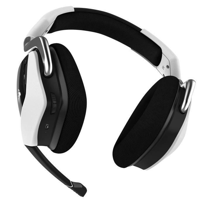 Auriculares Bluetooth con Micrófono Corsair VOID RGB ELITE Wireless Blanco Negro/Blanco 4