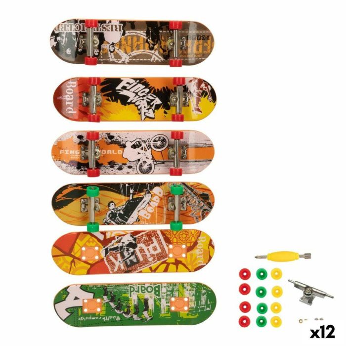 Monopatín de dedo Colorbaby (12 Unidades) 0 Monopatín de dedo Colorbaby (12 Unidades) 0