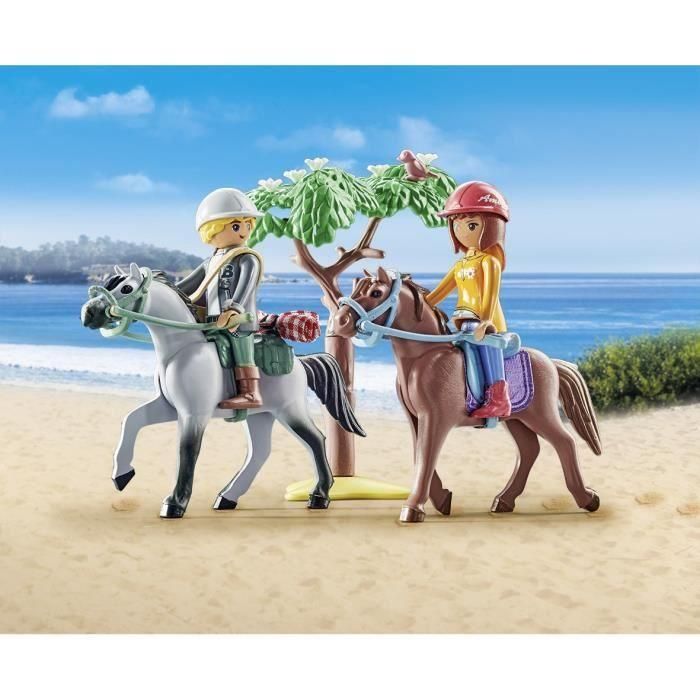 PLAYMOBIL 71470 Amélia y Ben con caballos 2