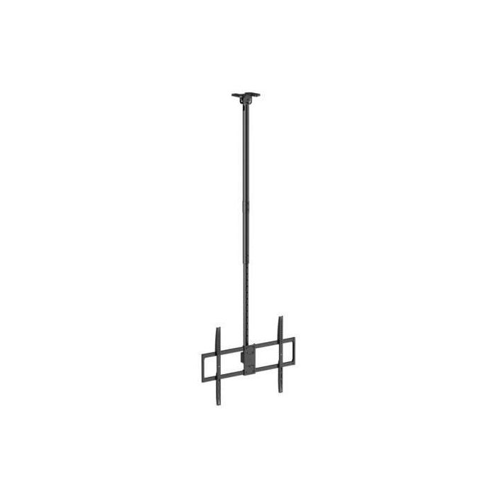 Aisens CT100TSLE-393 Soporte de Techo para TV 50-100" hasta 80kg - Inclinable, Giratorio, Extensible, Nivelable, Acero Negro