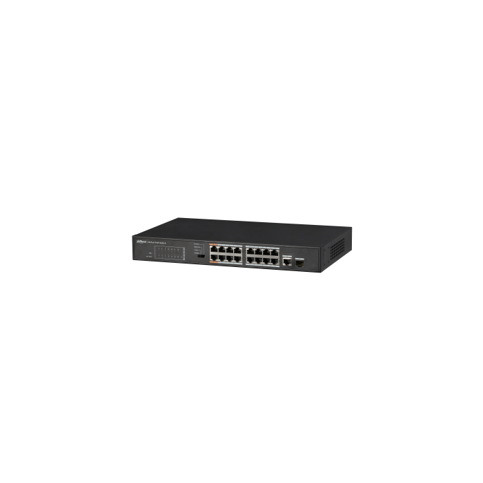 (Dh-Pfs3117-16Et-135) Dahua Switch Poe 16 Puertos + 1 Puerto Gigabit