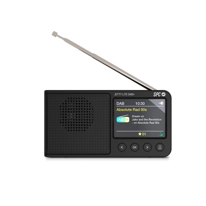 Radio Transistor SPC Internet 4591N J.L.DAB+ Negro Retro 4 Radio Transistor SPC Internet 4591N J.L.DAB+ Negro Retro 4