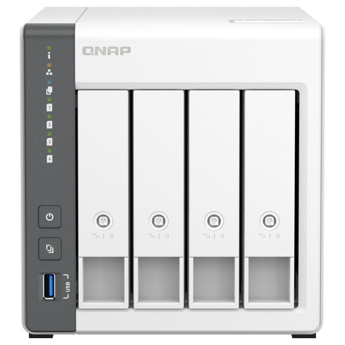 Qnap NAS TS-433-4G Torre Servidor 4 Bahías 3.5"/2.5" 4GB RAM 2.5GbE para Sincronizar y Compartir Archivos y Datos Privado 0 Qnap NAS TS-433-4G Torre Servidor 4 Bahías 3.5"/2.5" 4GB RAM 2.5GbE para Sincronizar y Compartir Archivos y Datos Privado 0