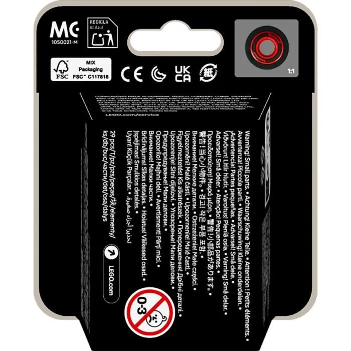 Lego 71049 Caja de 36 minifiguras de Coches de F1 Coleccionables 5