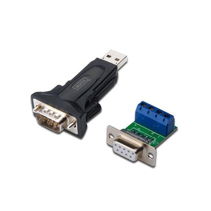 Digitus USB 2.0 to serial Converter, RS485 incl. USB A Cable 80cm USB A M / USB A F Digitus USB 2.0 to serial Converter, RS485 incl. USB A Cable 80cm USB A M / USB A F