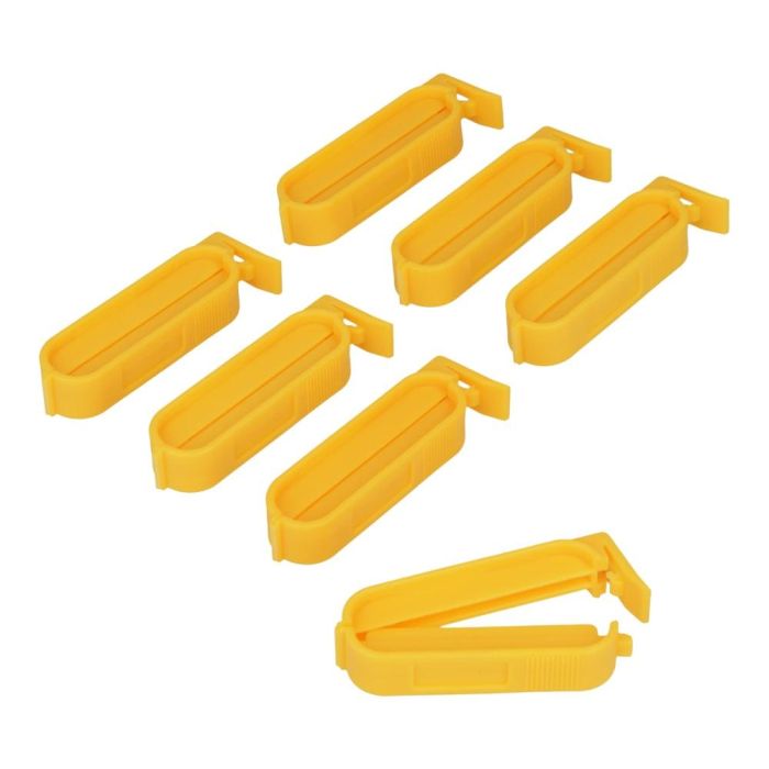 Metaltex Pinza Cierrabolsas Pequeñas 6 cm de Polipropileno, 7 Unidades, Colores Surtidos 3