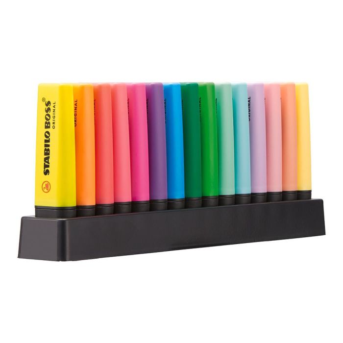 Rotulador Stabilo Boss Fluorescente 70 Blister De 15 Unidades Colores Surtidos 3