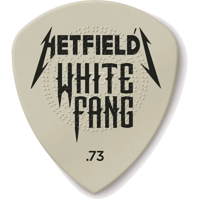 Dunlop Púas Signature Hetfield's White Fang - Pack 6 Unidades, 0.73 Mm 1