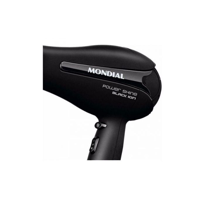 SECADOR DE PELO MONDIAL SC-23 BLACK ION - 2000W - TECNOLOGÍA IÓNICA - 2 VELOCIDADES - 3 TEMPERATURAS - BOTÓN AIRE FRÍO 2 SECADOR DE PELO MONDIAL SC-23 BLACK ION - 2000W - TECNOLOGÍA IÓNICA - 2 VELOCIDADES - 3 TEMPERATURAS - BOTÓN AIRE FRÍO 2