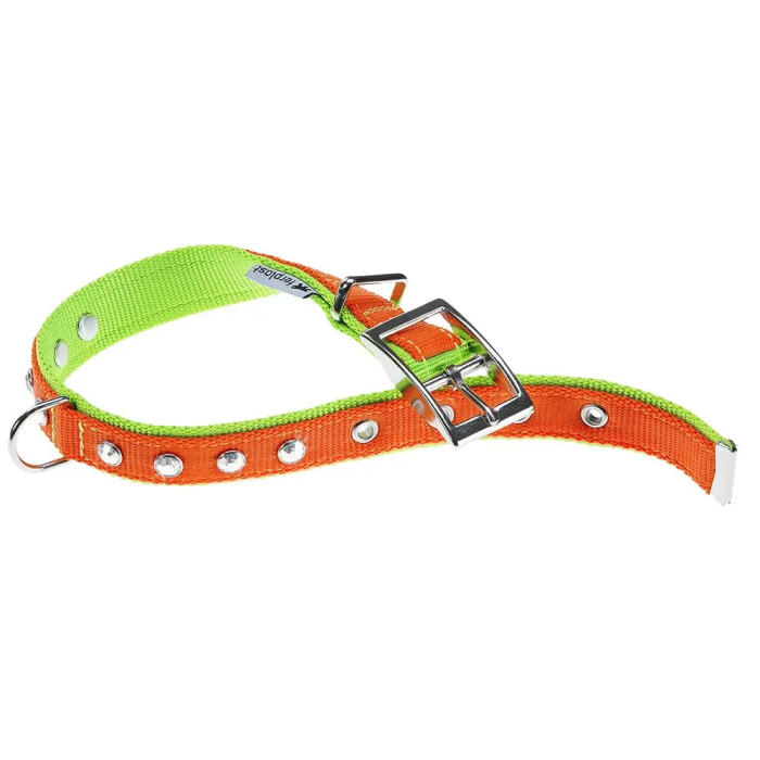 Ferplast Collar Dual Cf25 45 Naranja Verde